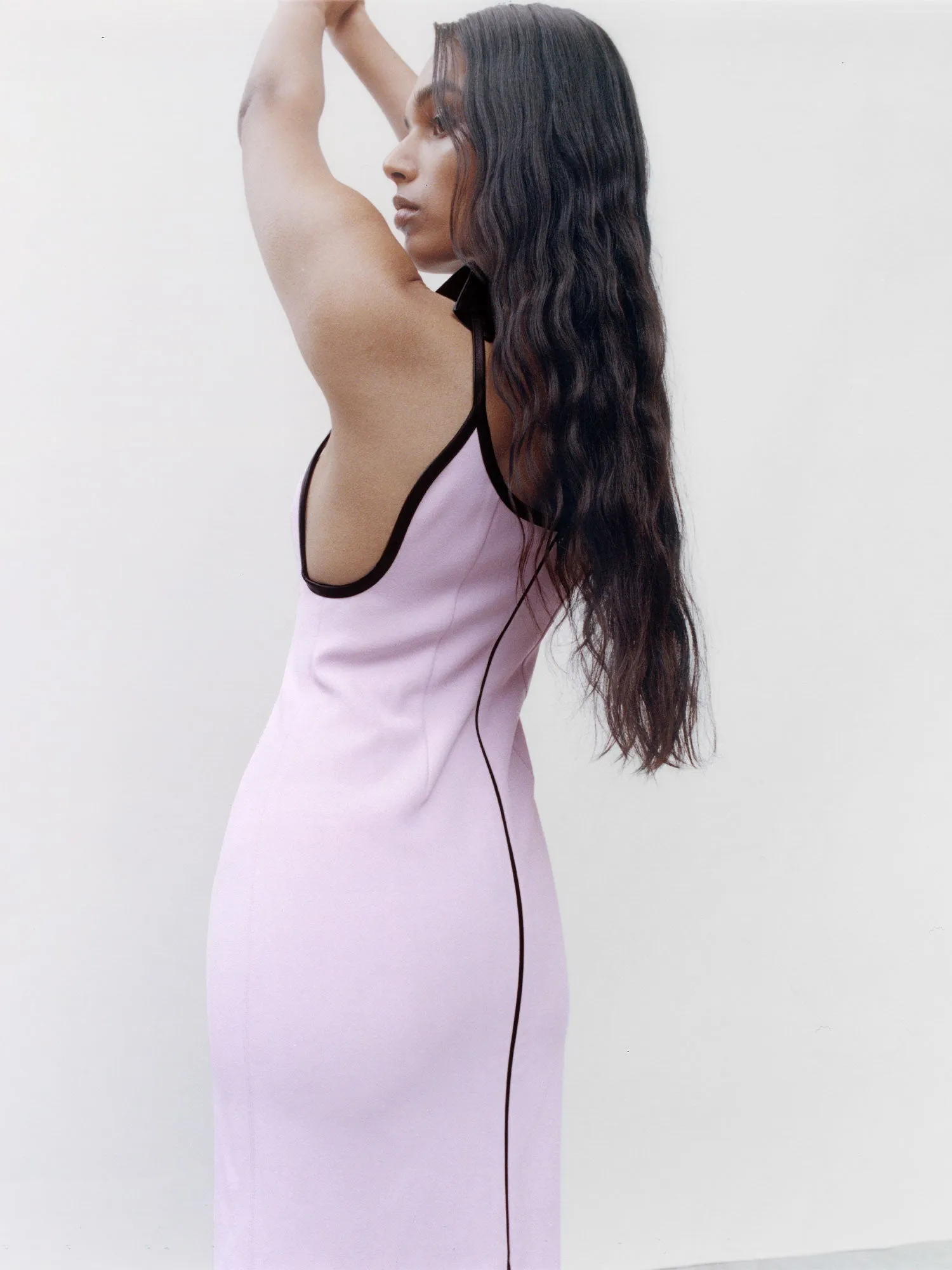 08 Nina Dress | Pink & Black