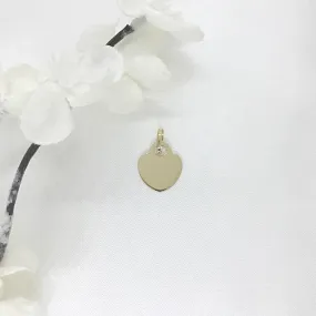 10k Gold Heart Pendant