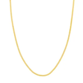 14K Yellow Gold 2.70MM Herringbone Chain