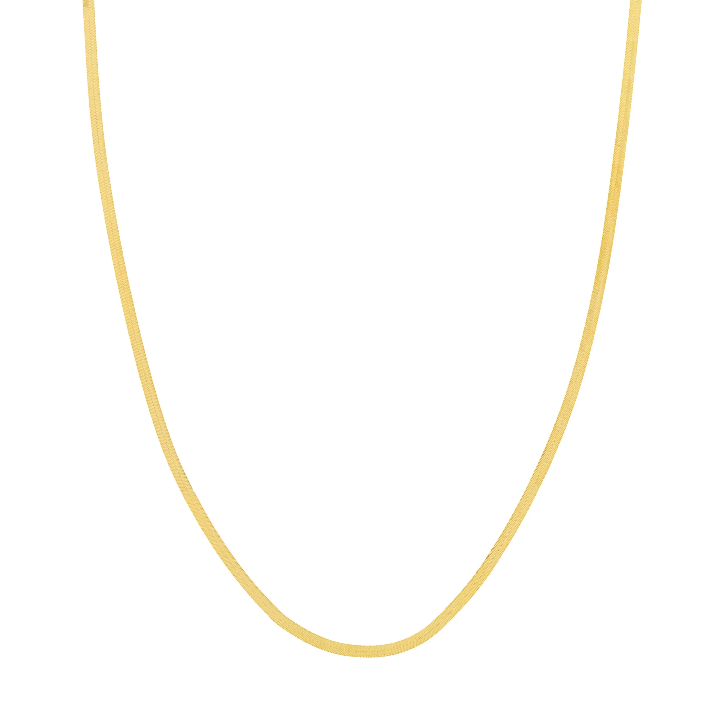 14K Yellow Gold 2.70MM Herringbone Chain