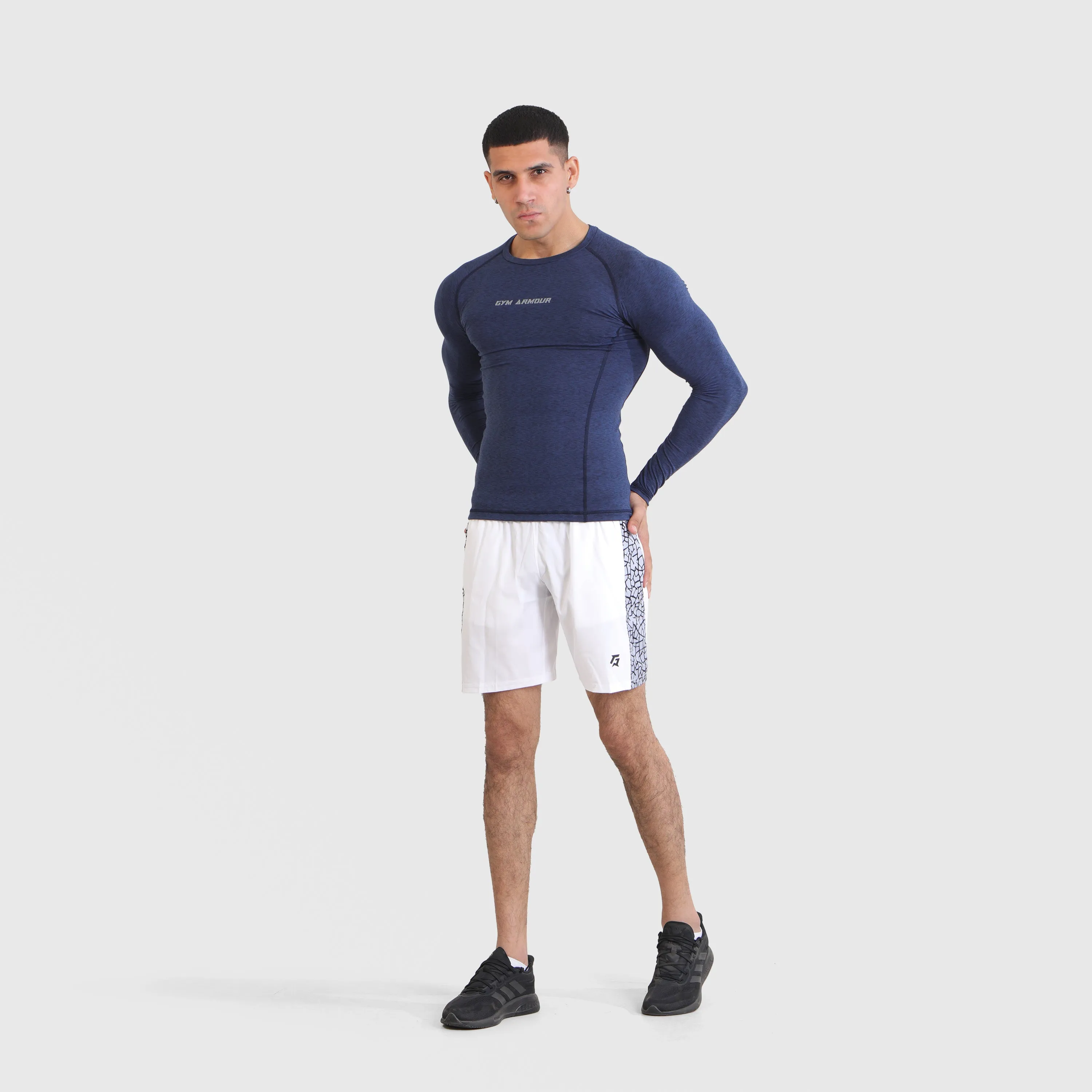 Armour Compression LongSleeves Tee (MLNG-Navy)