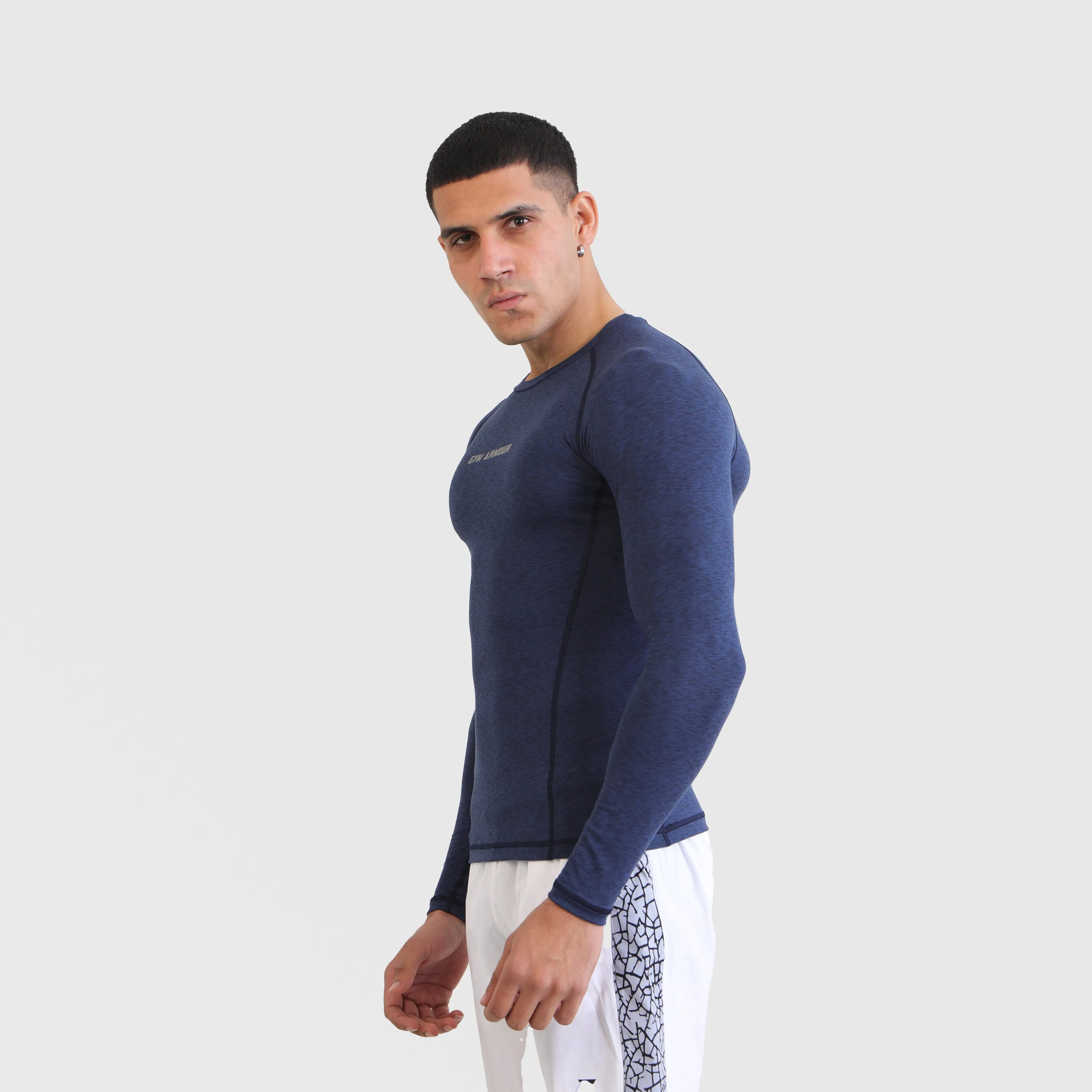 Armour Compression LongSleeves Tee (MLNG-Navy)