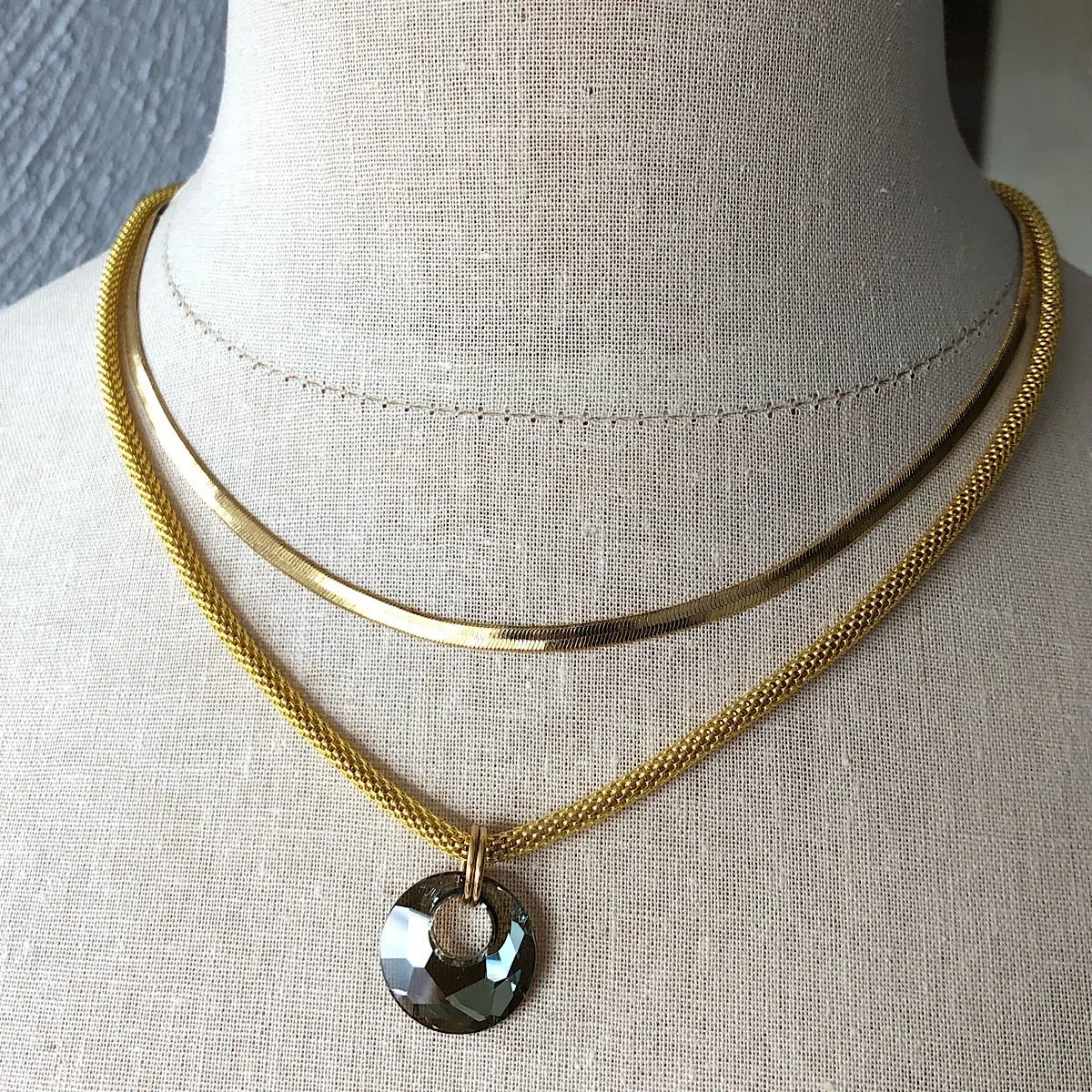 Athena Herringbone Necklace