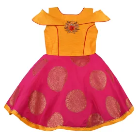 Baby Girls Party Wear Frock Birthday Dress For Girls  bxa241y