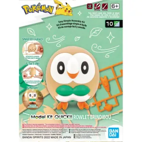 Bandai Pokemon Model Kit QUICK!! 10 Rowlet