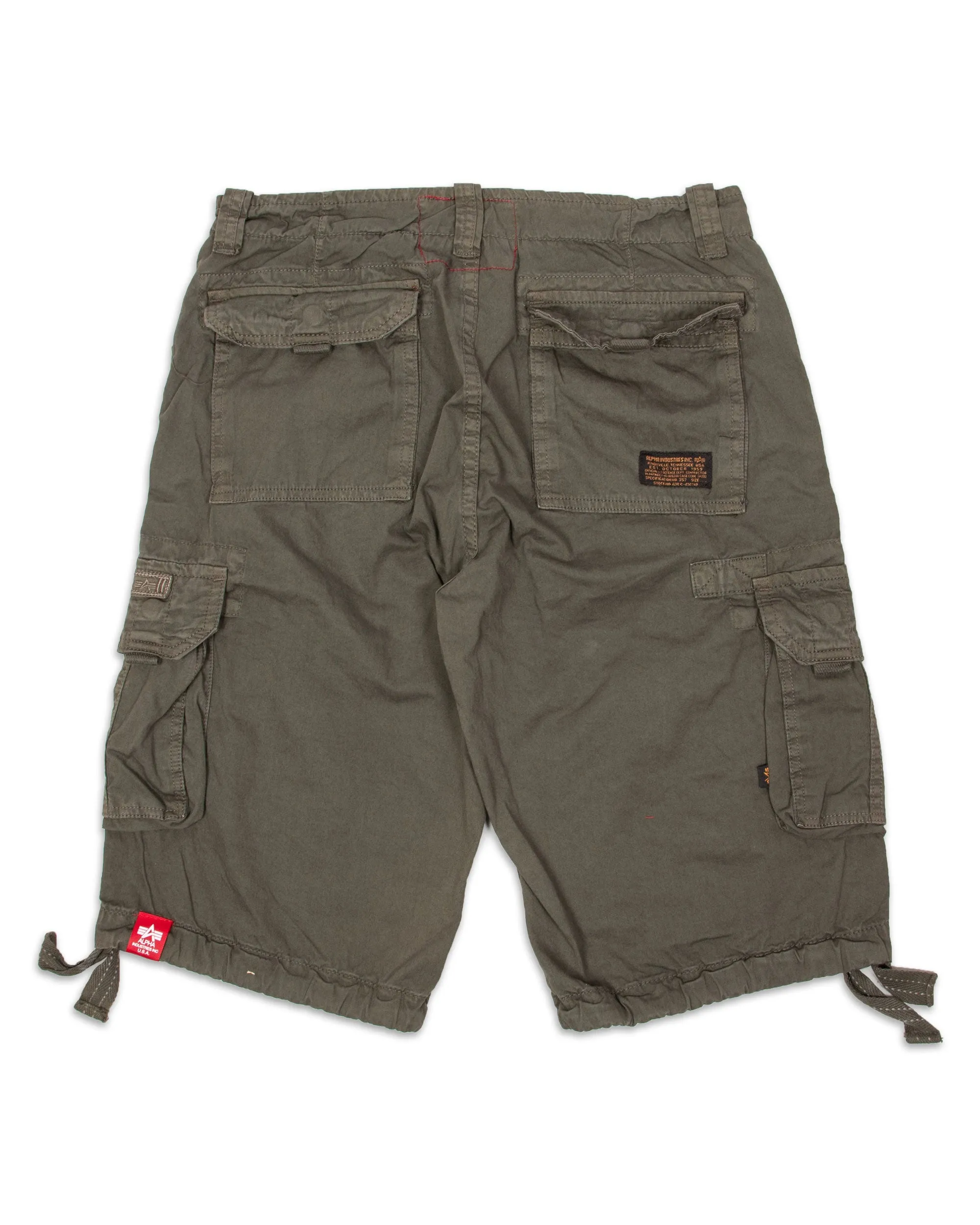 Bermuda Uomo Alpha Industries Jet Short Cargo Grigio Scuro