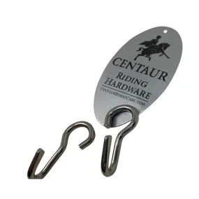 Centaur Stainless steel Curb Chain Hooks Pair in Stainless Steel