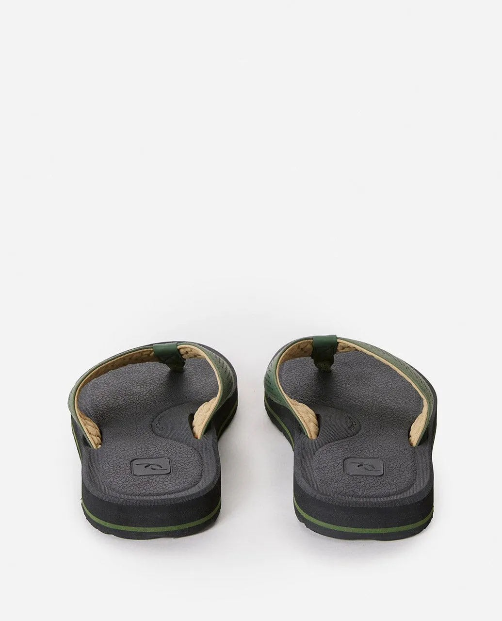 Chiba Open Toe Shoes - Forest Green