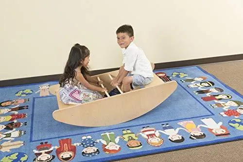 Childcraft Rocking Boat, 46-1/8 x 24 x 11-1/2 Inches