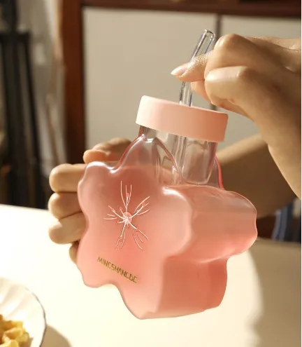 Cute Sakura Pink Cherry Blossom Water Bottle ON1092