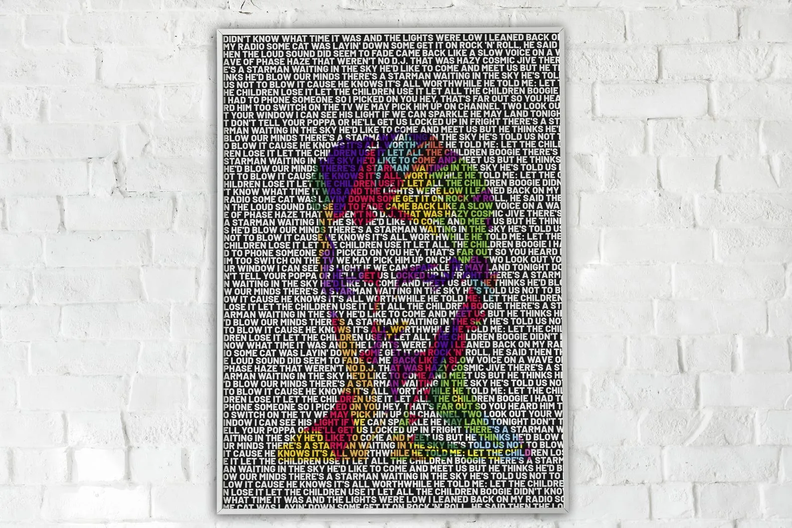 David Bowie Custom Printing, Home Decor, Wall Hanging, Custom Music Canvas, David Bowie Home Decor, Singer Canvas Rolls