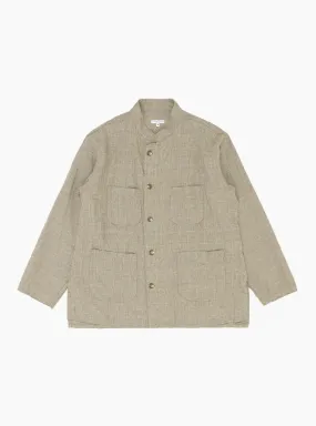 Dayton Shirt Beige Glen Plaid