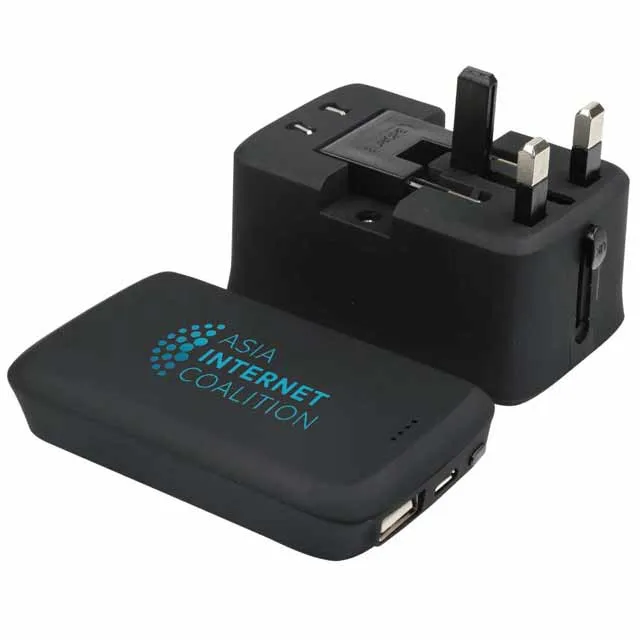 DERRY - @memorii Travel Adapter With Powerbank