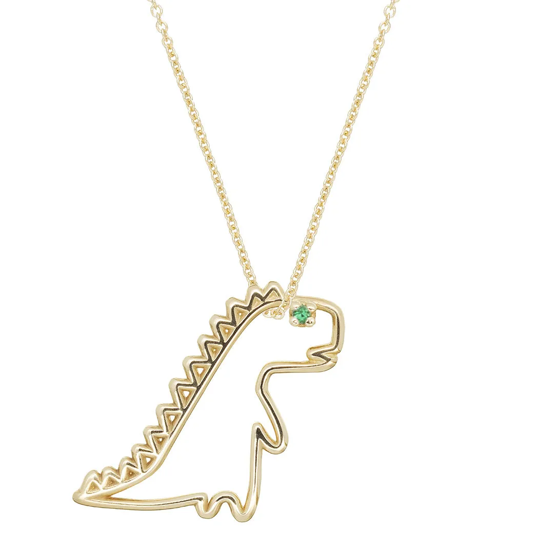 DINO ESMERALDA NECKLACE