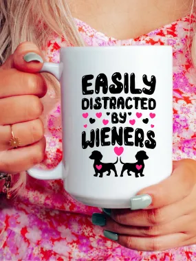 Easily Distracted By Wieners Mug