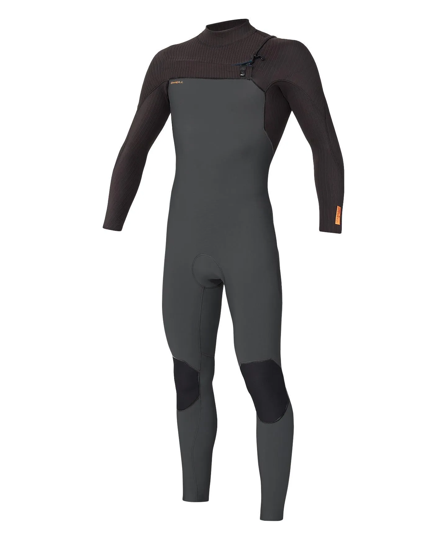 HyperFreak 3/2  Steamer Chest Zip Wetsuit - Grey Raven