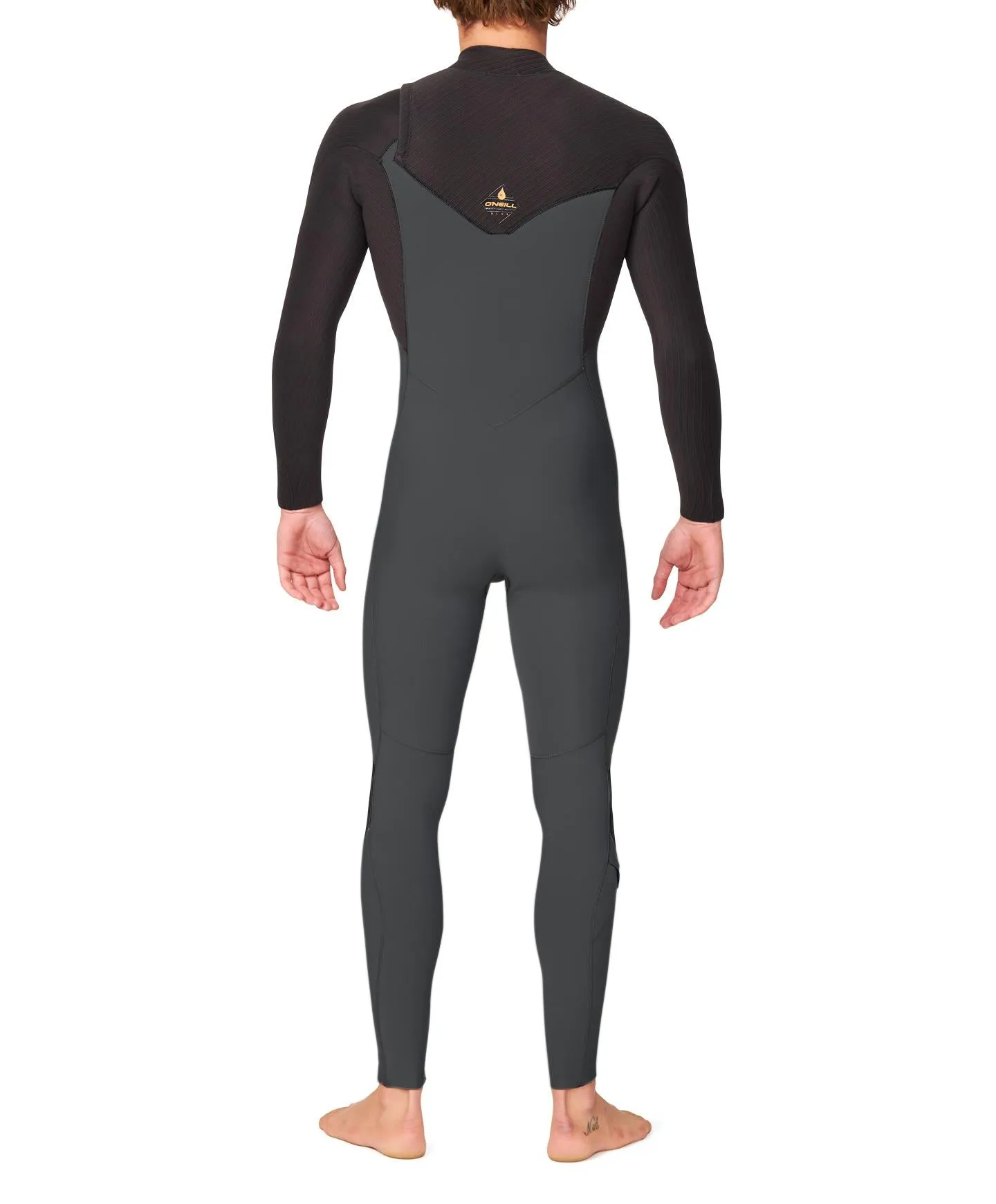 HyperFreak 3/2  Steamer Chest Zip Wetsuit - Grey Raven