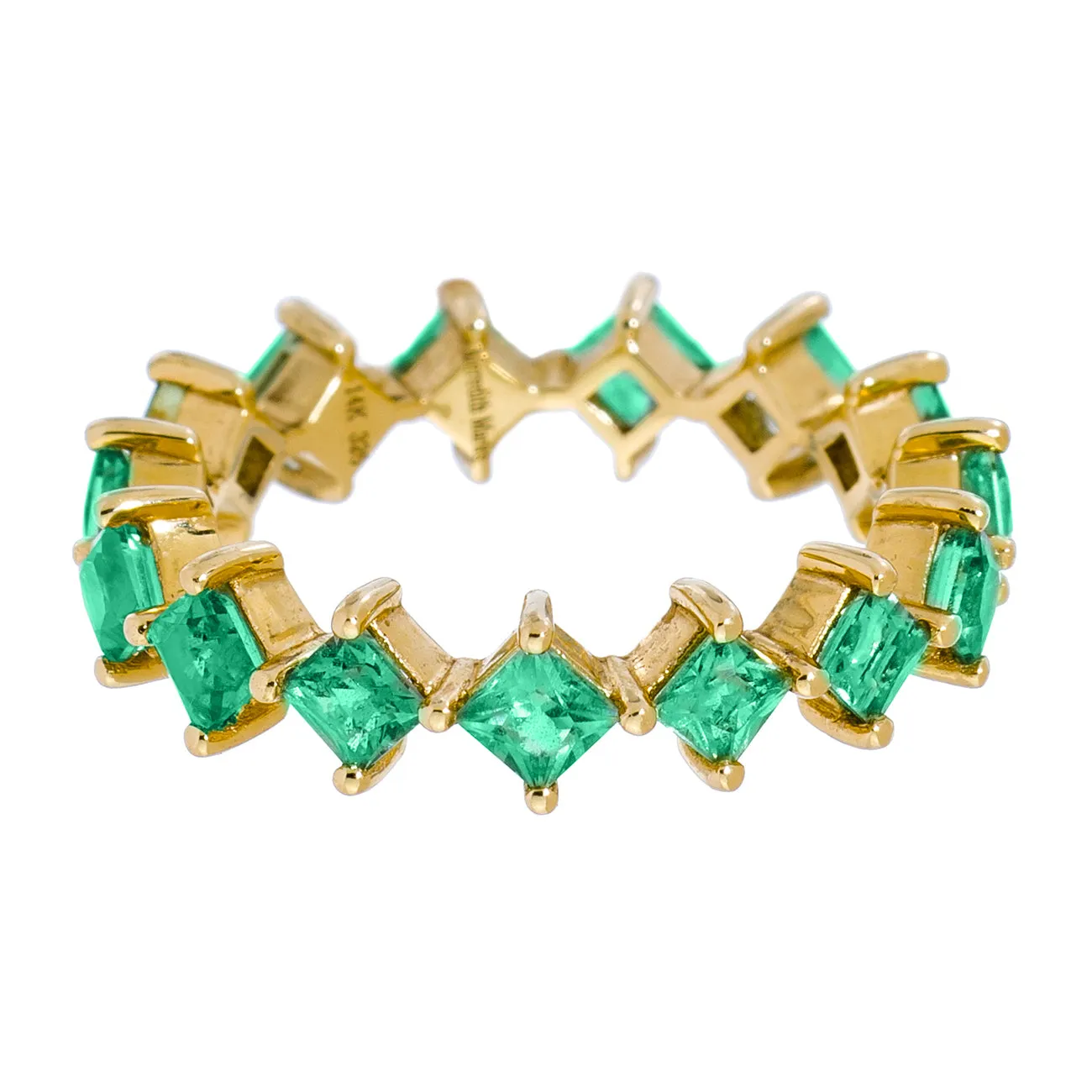 Jo Band Yellow Gold Emerald