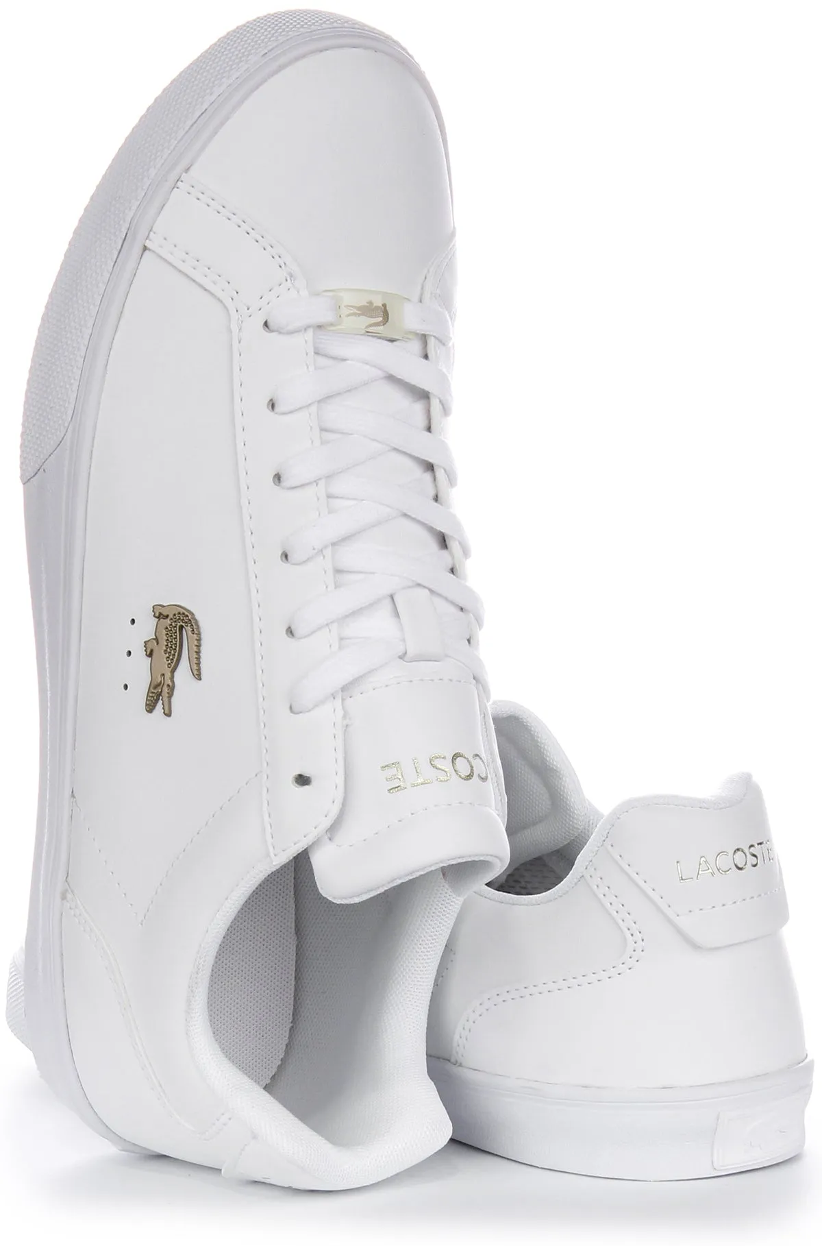 Lacoste Lerond Pro In White White For Men