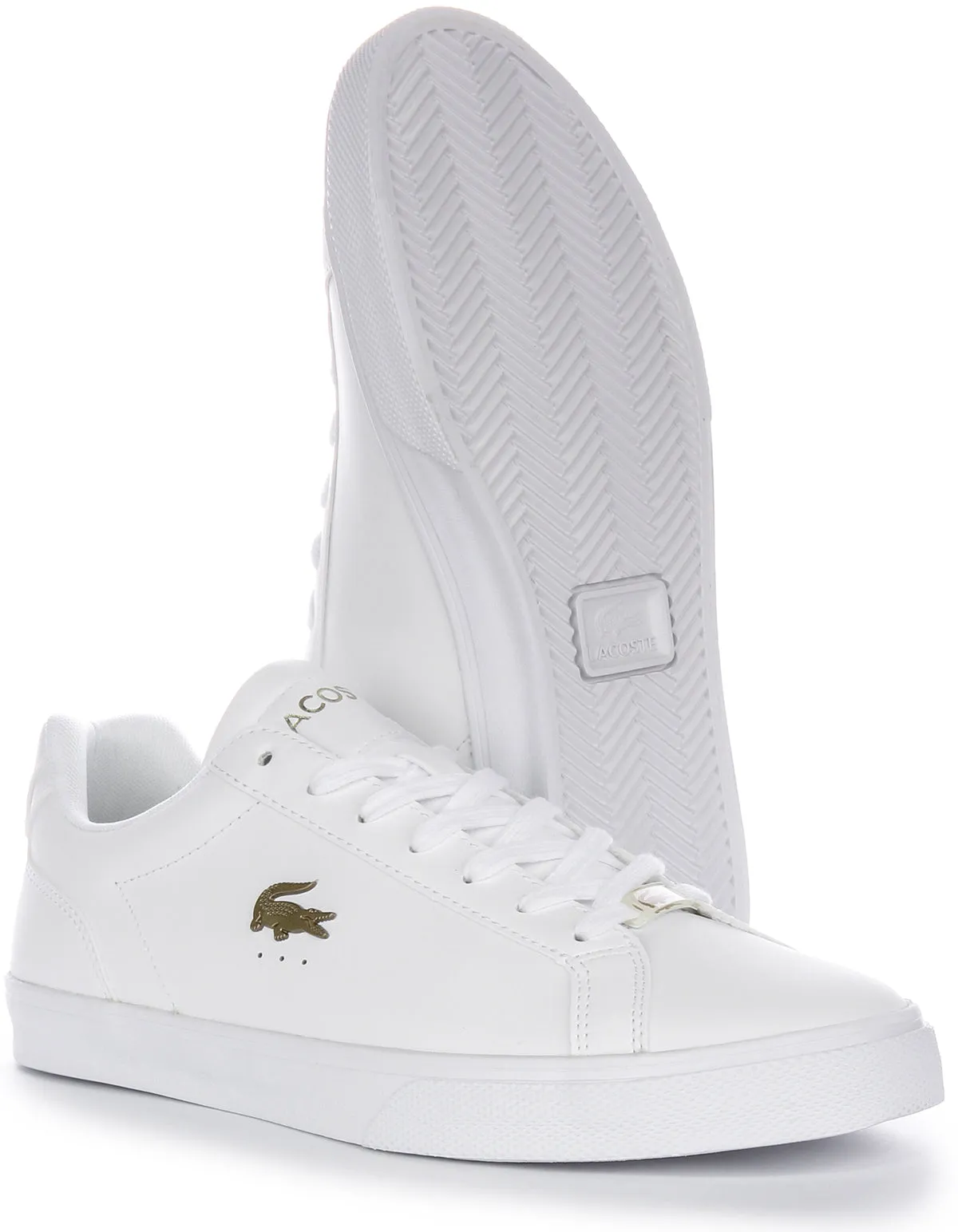 Lacoste Lerond Pro In White White For Men