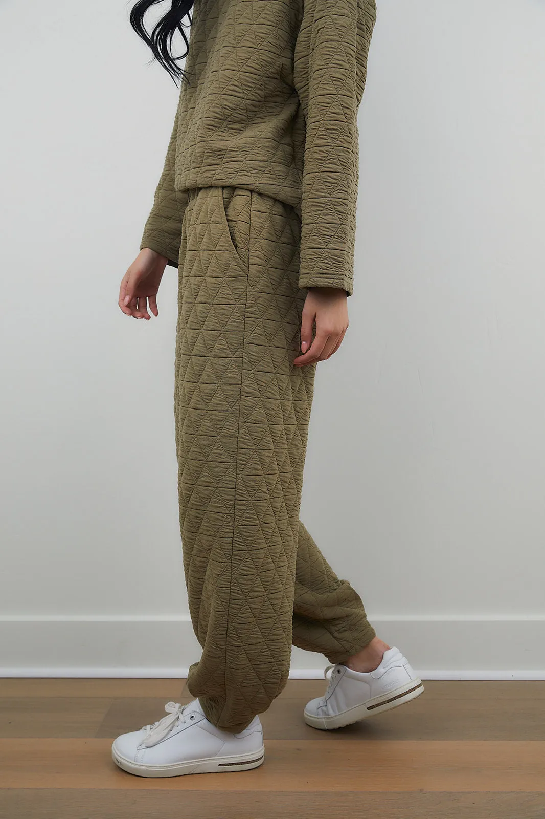 Life's Too Short Quilted Pants-FINAL SALE