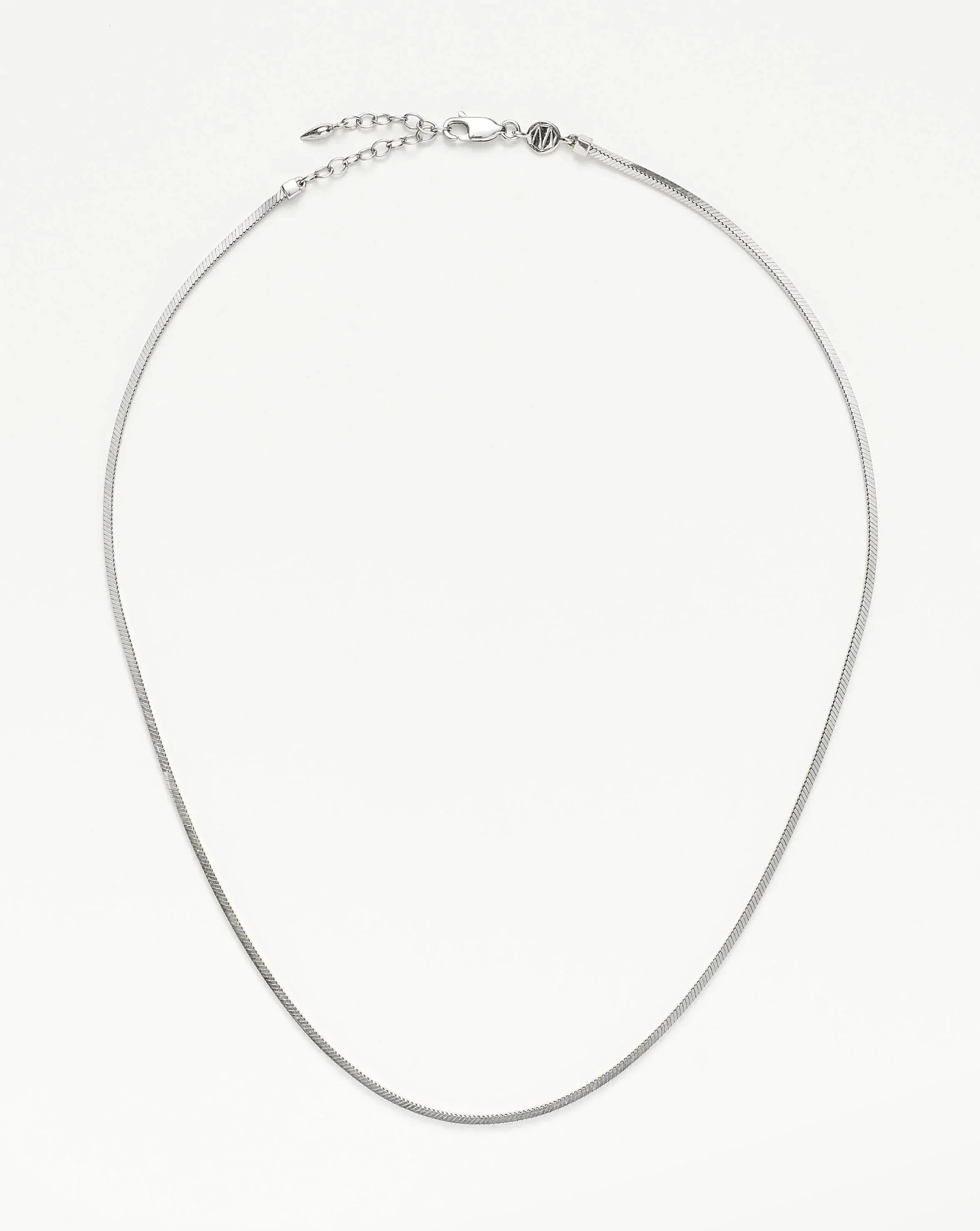 Lucy Williams Short Square Snake Chain Necklace