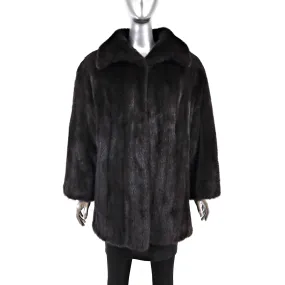 Mahogany Mink Jacket- Size M