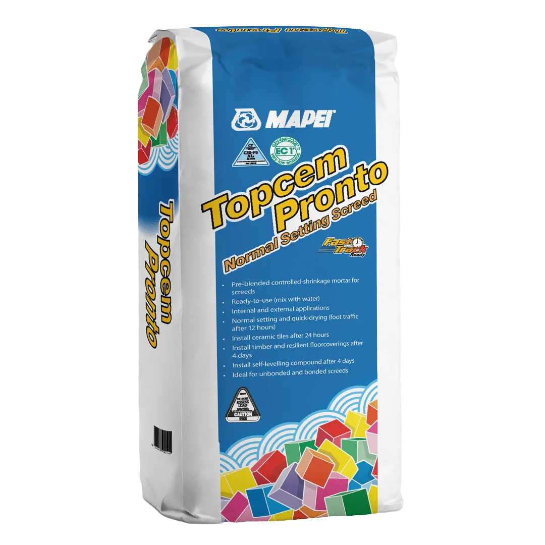 Mapei Topcem Pronto Ready Mixed Fast Drying Hydraulic Binder