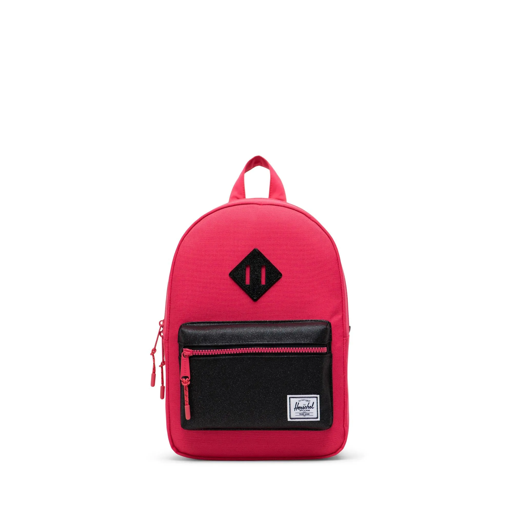 Mochila Herschel Heritage Kids Rouge Red/Black Sparkle