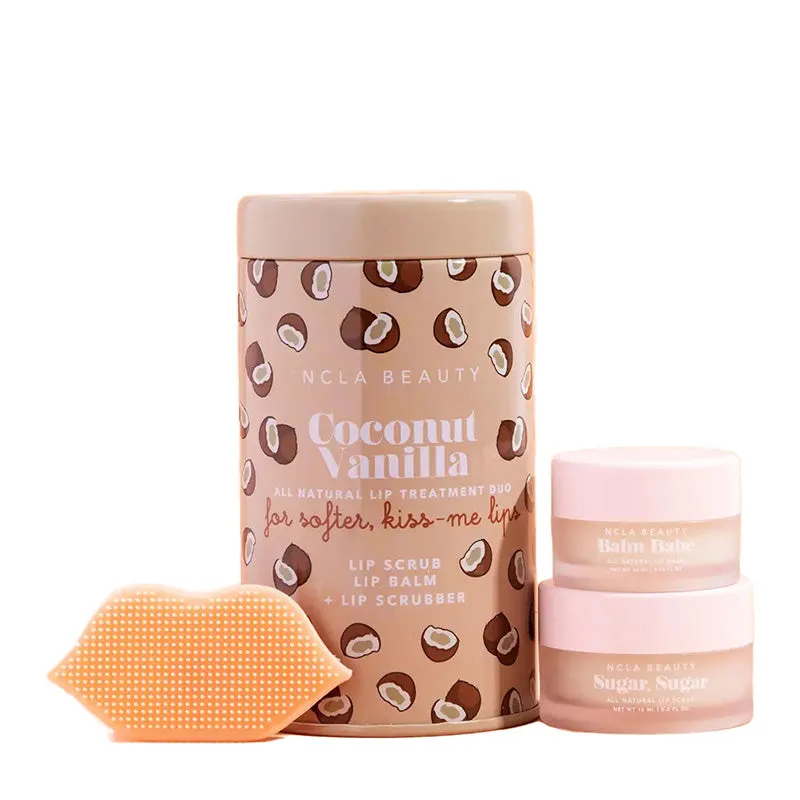 NCLA BEAUTY | Coconut Vanilla Lip Care Duo   Lip Scrubber