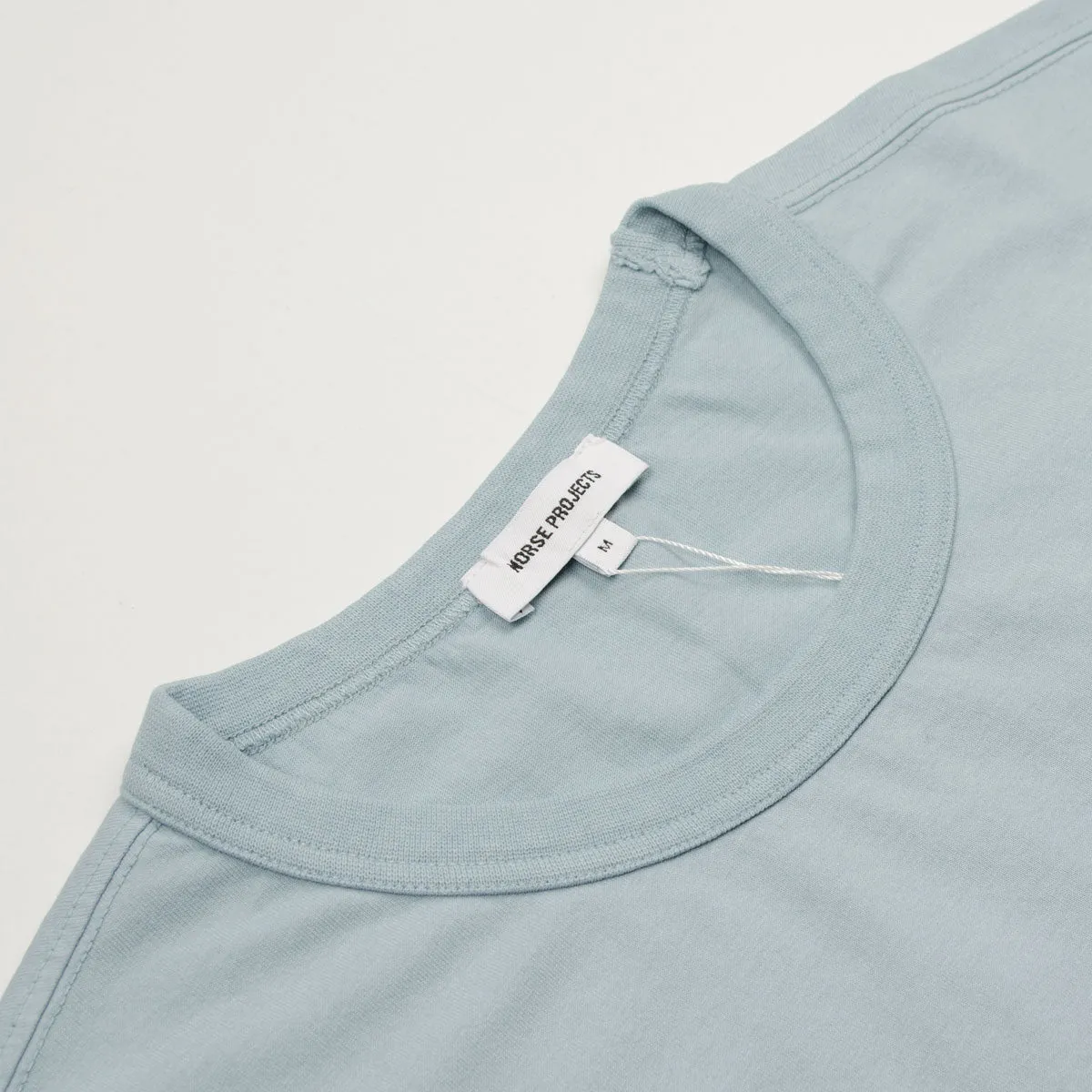 Norse Projects - Johannes GMD Pocket T-shirt - Silver Blue