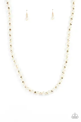 Paparazzi Nautical Novelty - Gold Necklace