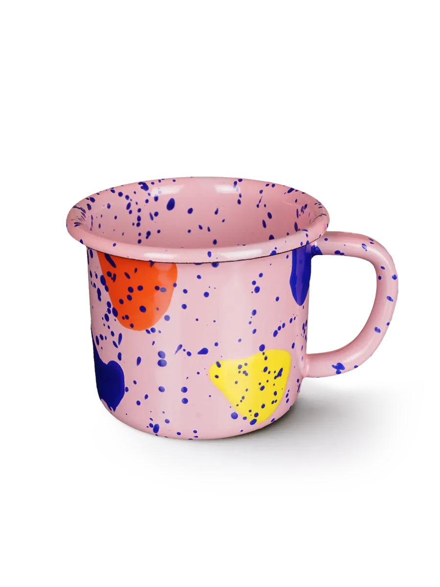 Pink Kids Enamel Mug