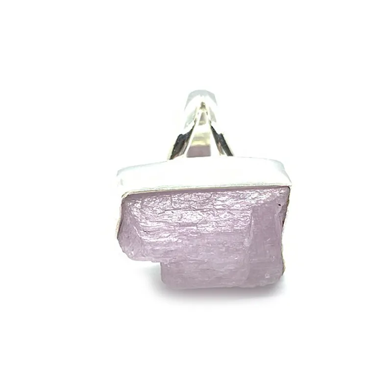 Raw Kunzite Boho Gemstone Ring