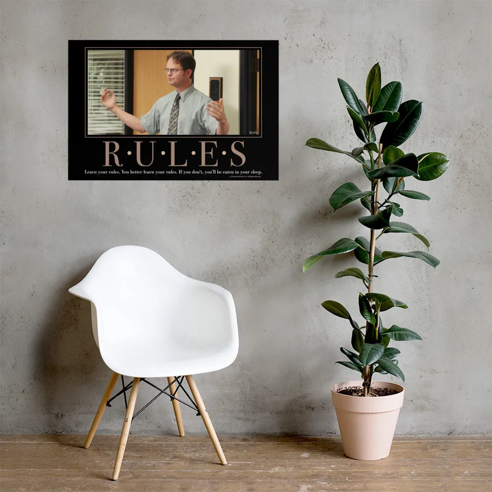 Rules Motivational Poster