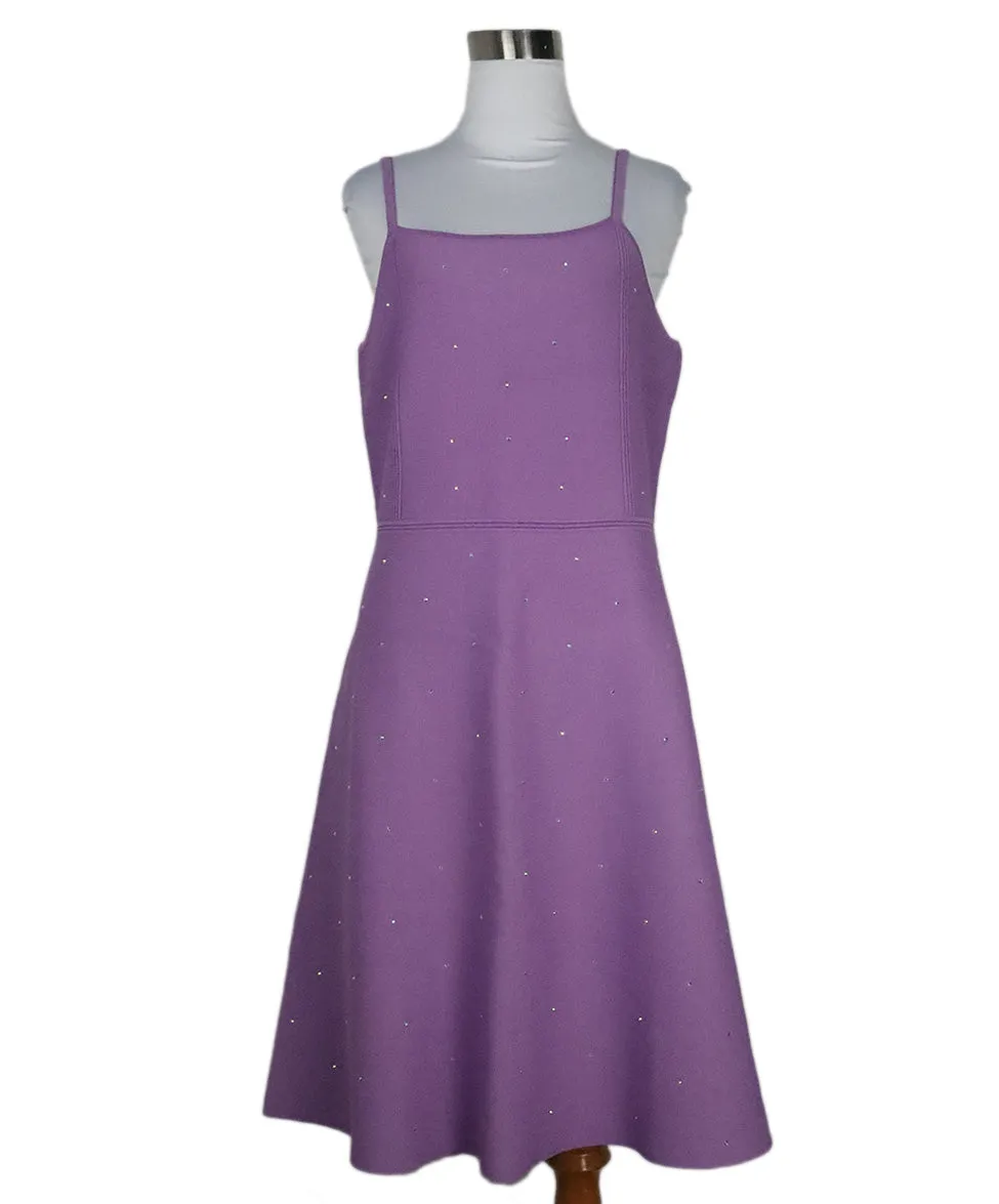 Sandro Lavender Rhinestone Dress sz 10