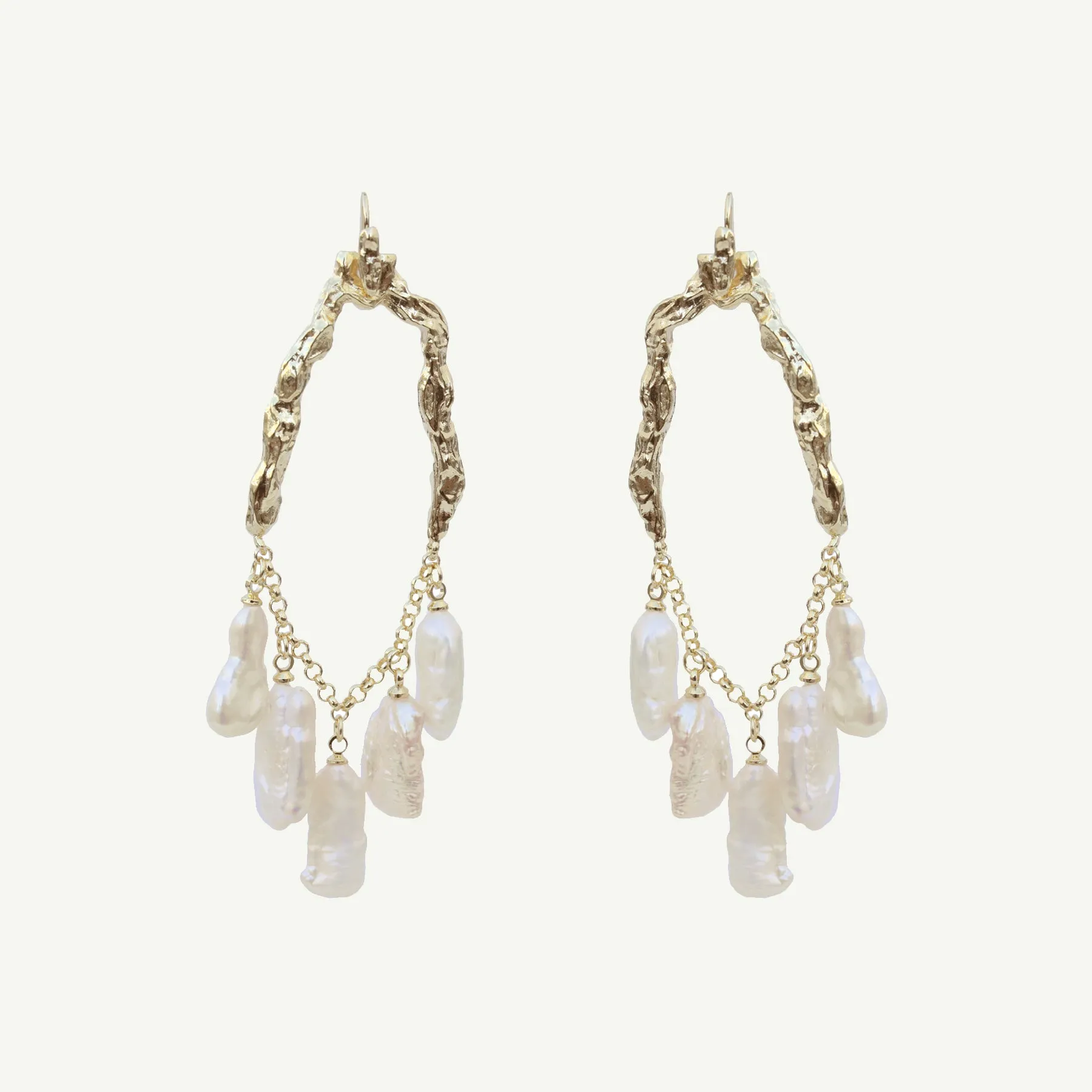 Selene Pearl Earrings Large