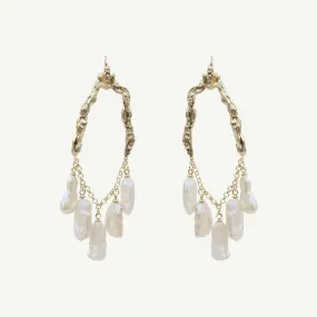 Selene Pearl Earrings Large