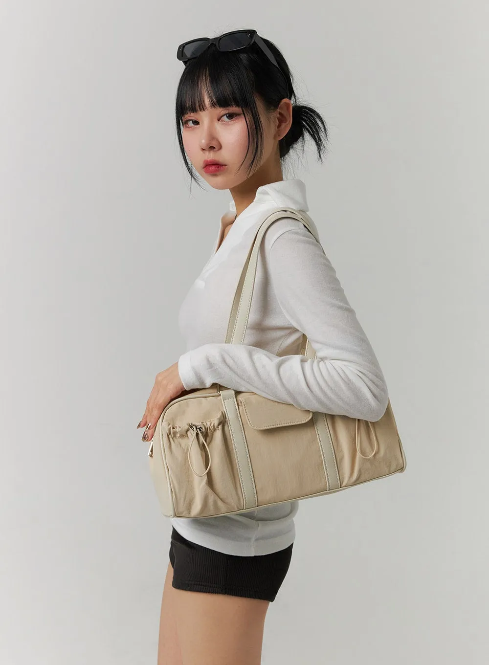 String Pocket Shoulder Bag CJ419