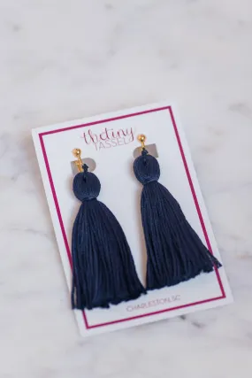 The Beaufain Clip-On Tassel Earring