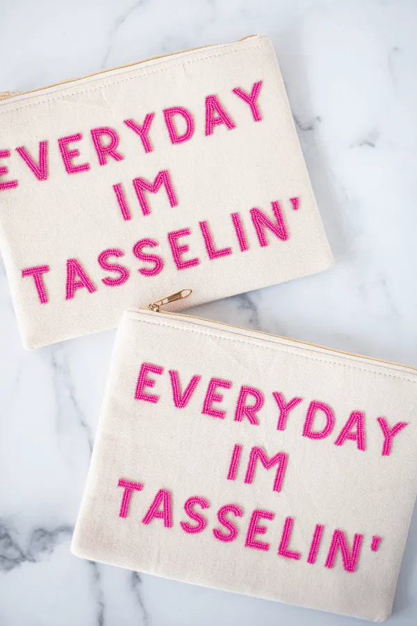 The Everyday I'm Tasselin' Pouch