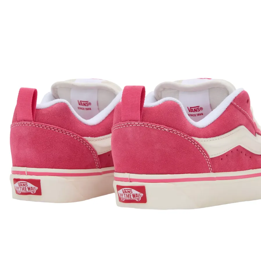 Vans women's sneakers shoe Knu Skool VN0009QCBJ11 pink white