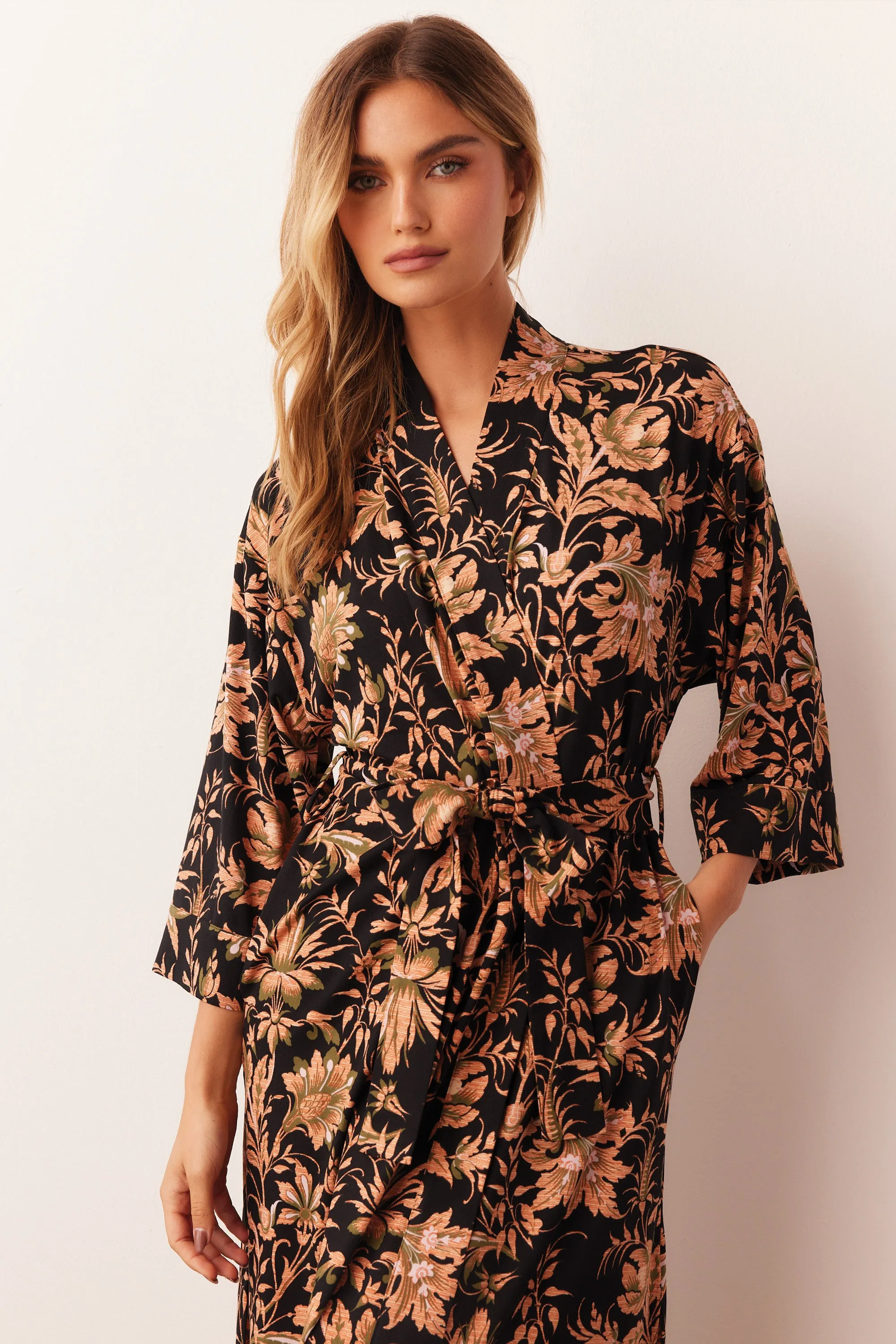 Vera Midi Robe | Damask