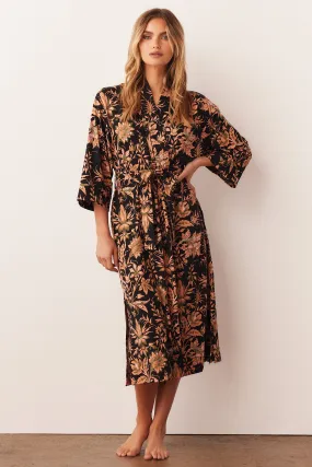 Vera Midi Robe | Damask