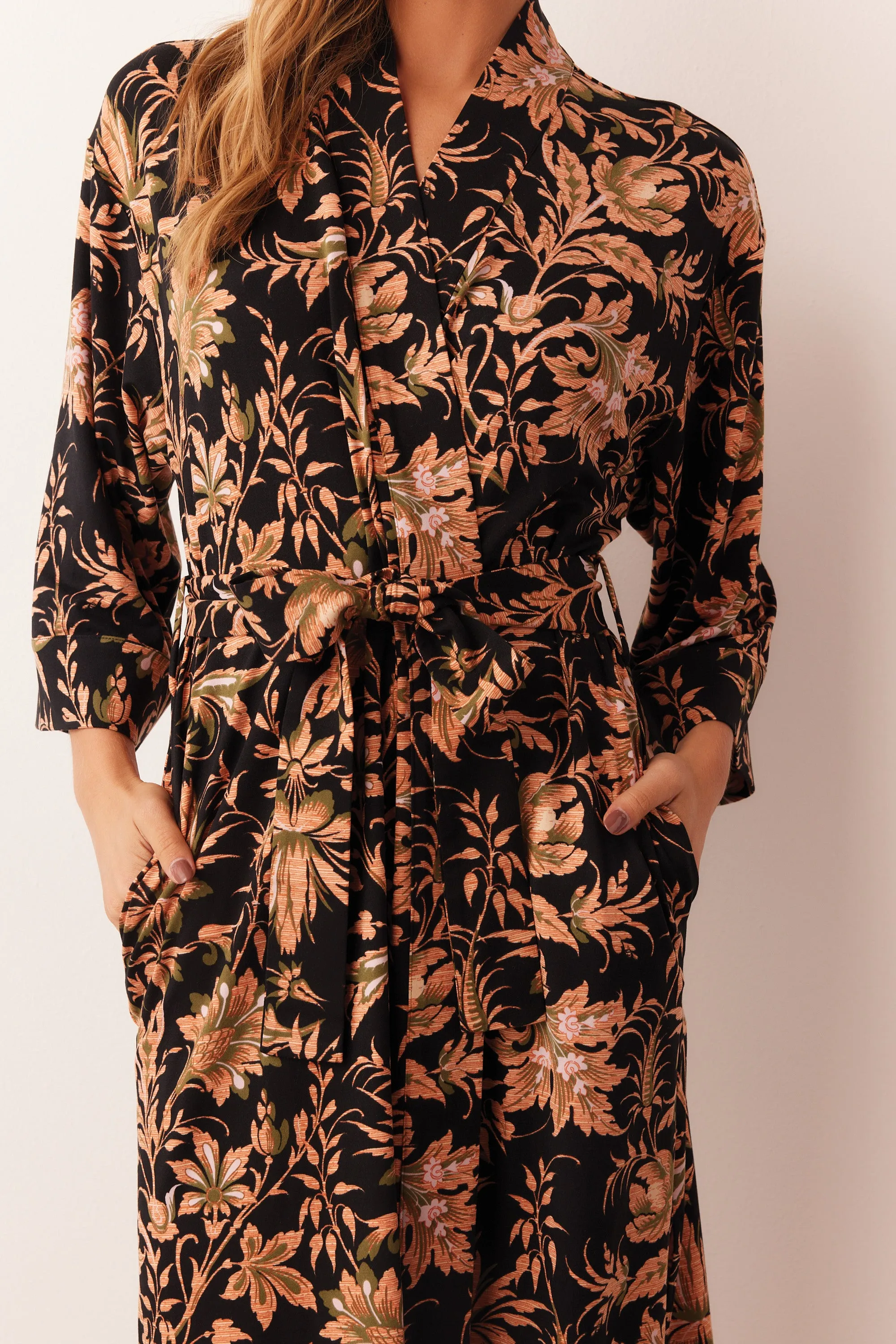 Vera Midi Robe | Damask