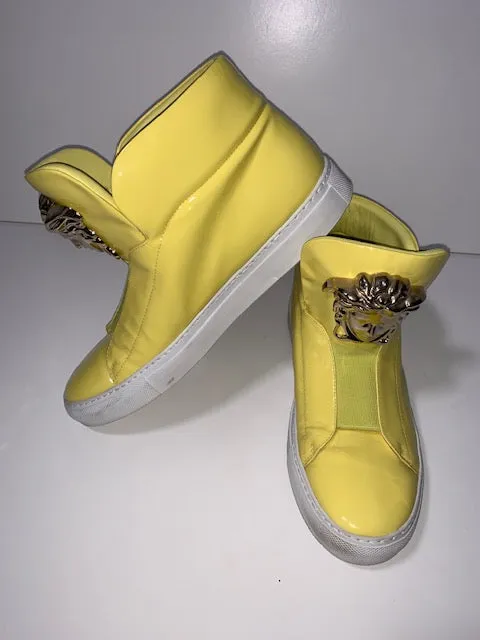 Versace Yellow Medusa Head Sneakers 39