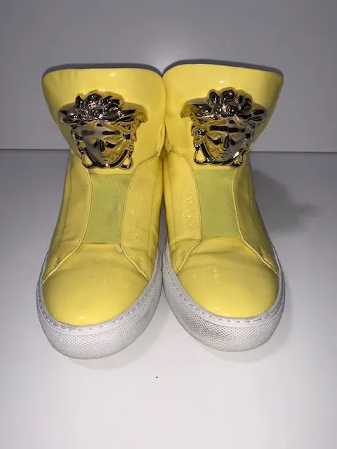 Versace Yellow Medusa Head Sneakers 39